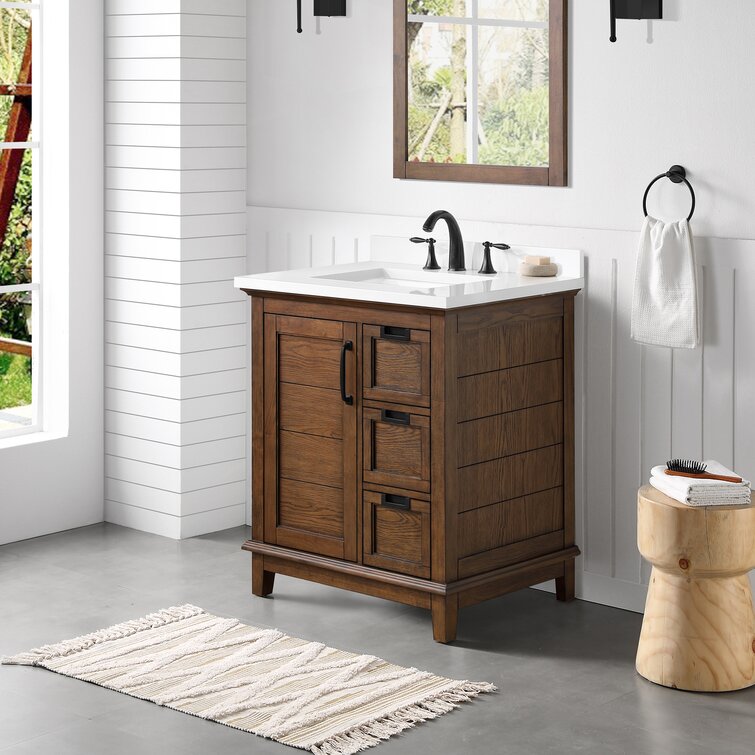 30 inch deals wood vanity